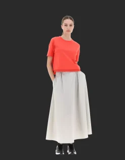 Herno T-Shirt In Dynamic Interlock And Light Opalescent