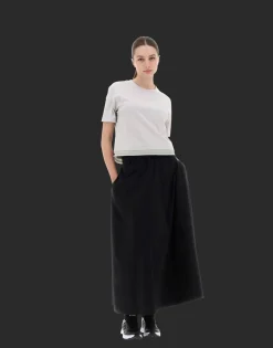 Herno T-Shirt In Dynamic Interlock And Light Opalescent