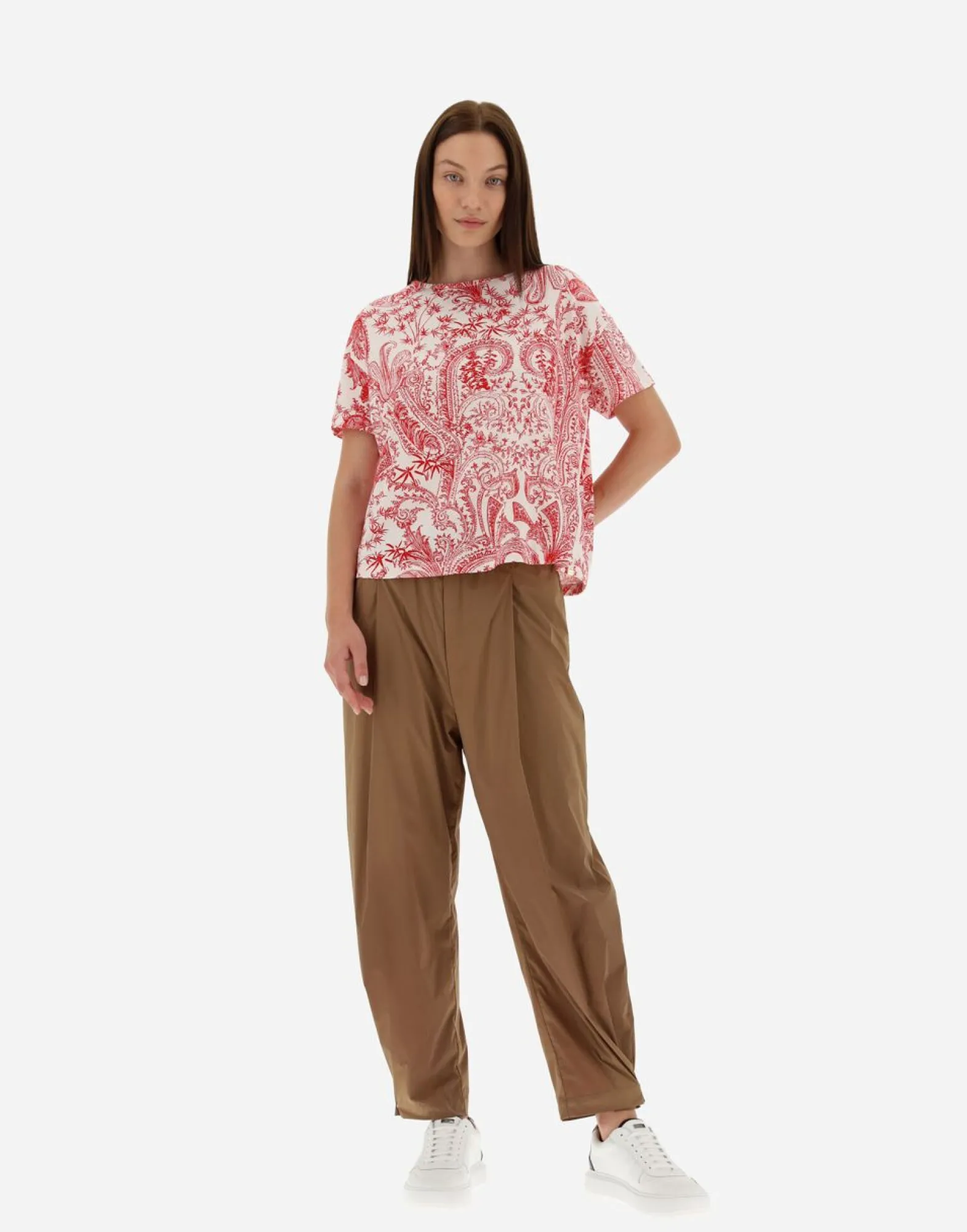 Herno T-Shirt In Oriental Fancy Jersey