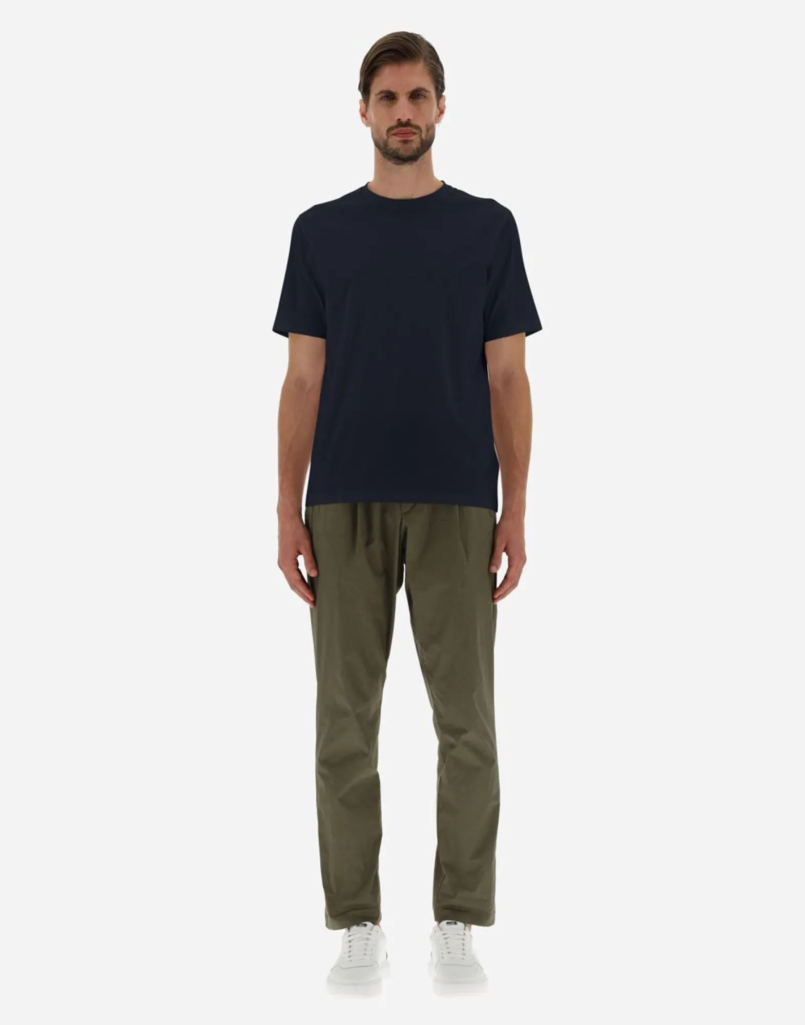 Herno T-Shirt In Superfine Cotton Stretch