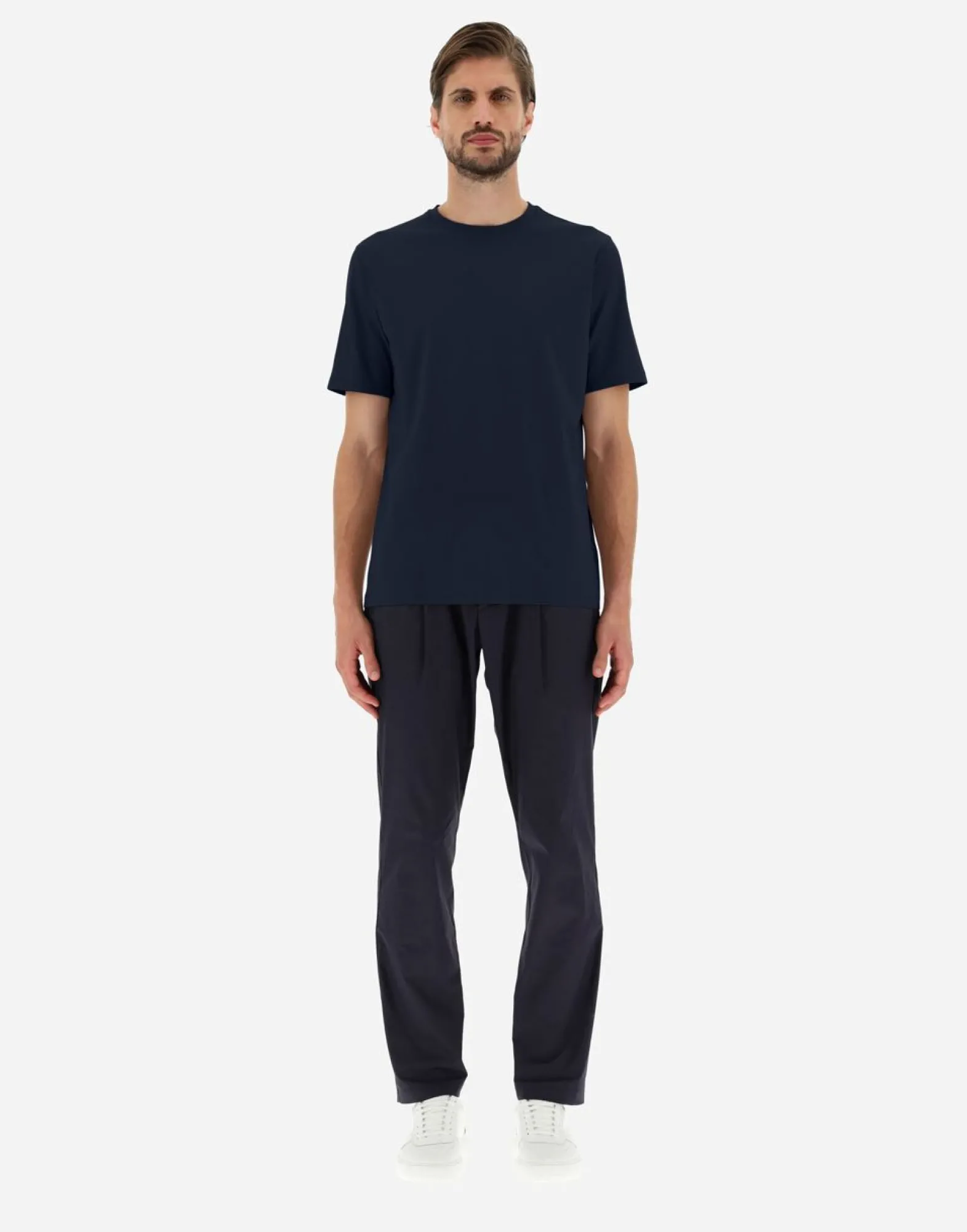 Herno T-Shirt In Superfine Cotton Stretch
