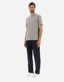 Herno T-Shirt In Superfine Cotton Stretch