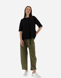 Herno T-Shirt With Three-Quarter Sleeves In Spring Ultralight Scuba