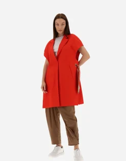 Herno Waistcoat In Delon With Scarf