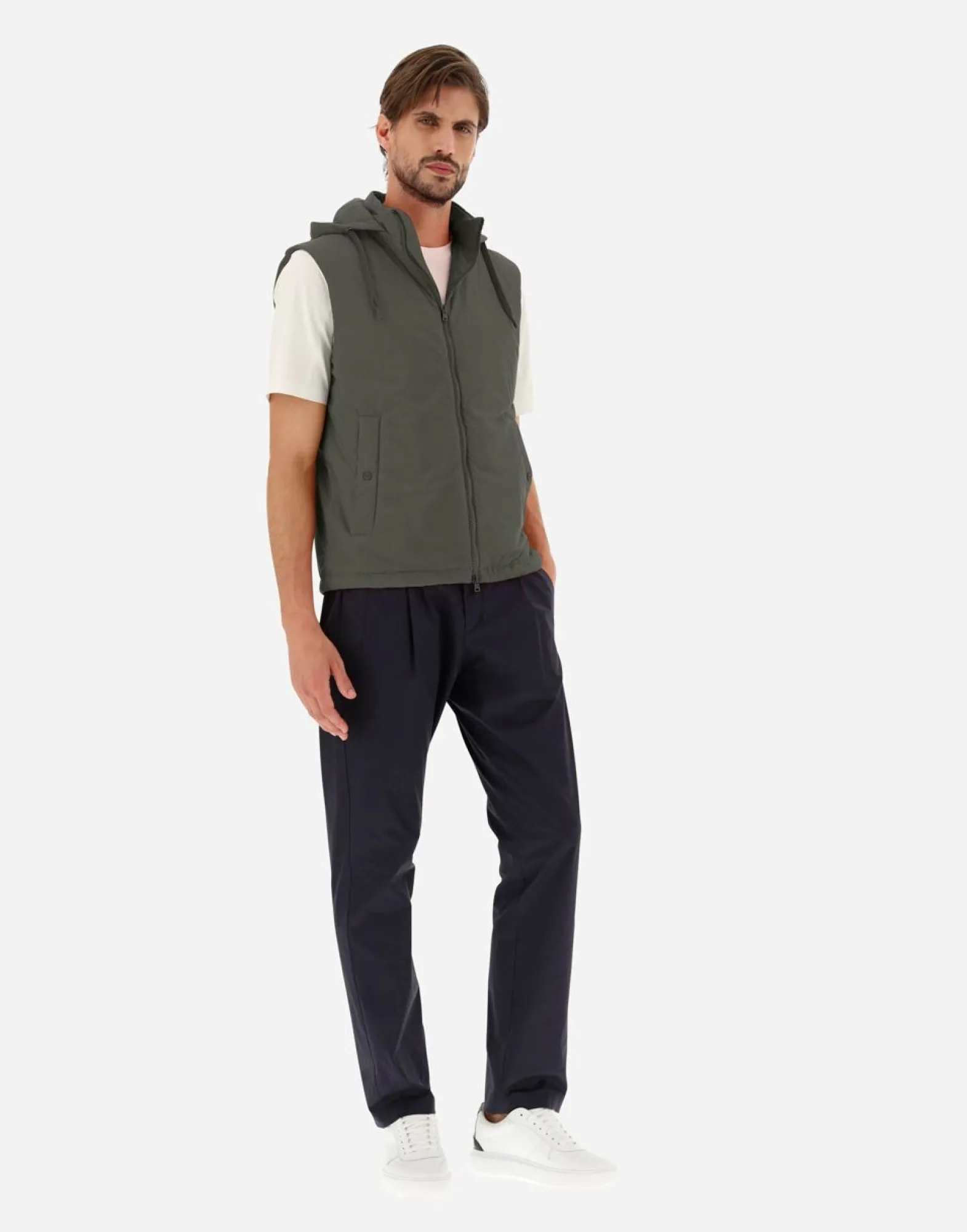 Herno Waistcoat In Nuage