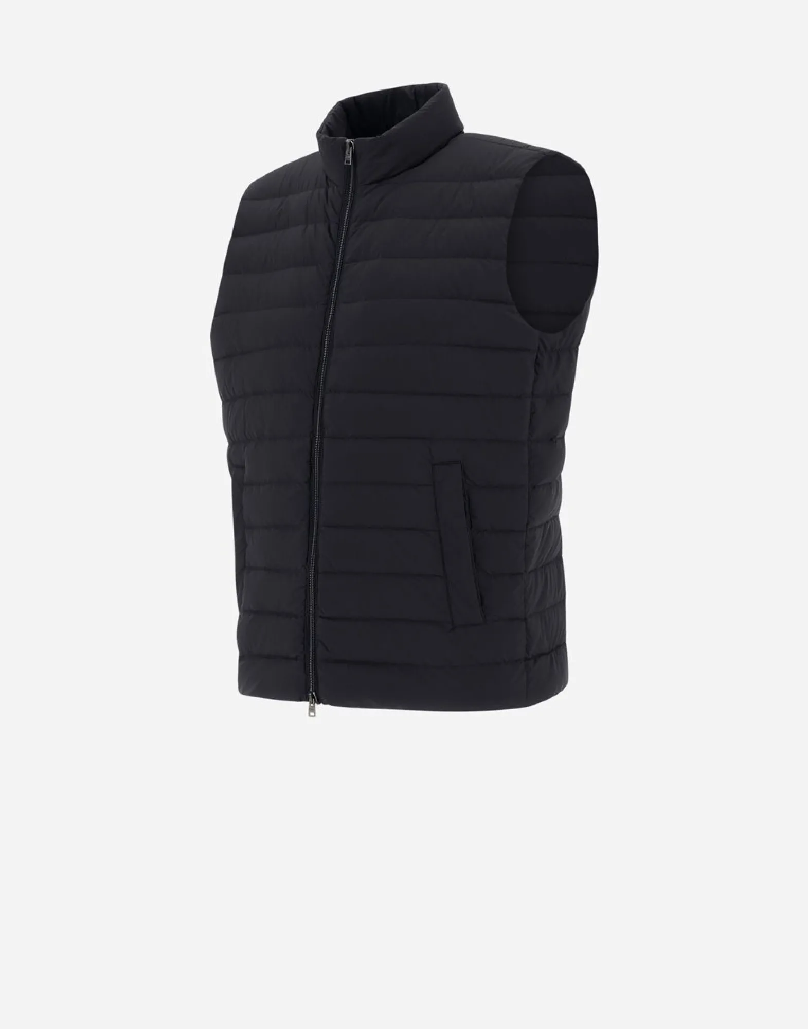 Herno Waistcoat In Nuage With Monogram Detailing