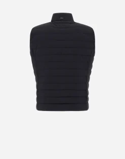 Herno Waistcoat In Nuage With Monogram Detailing