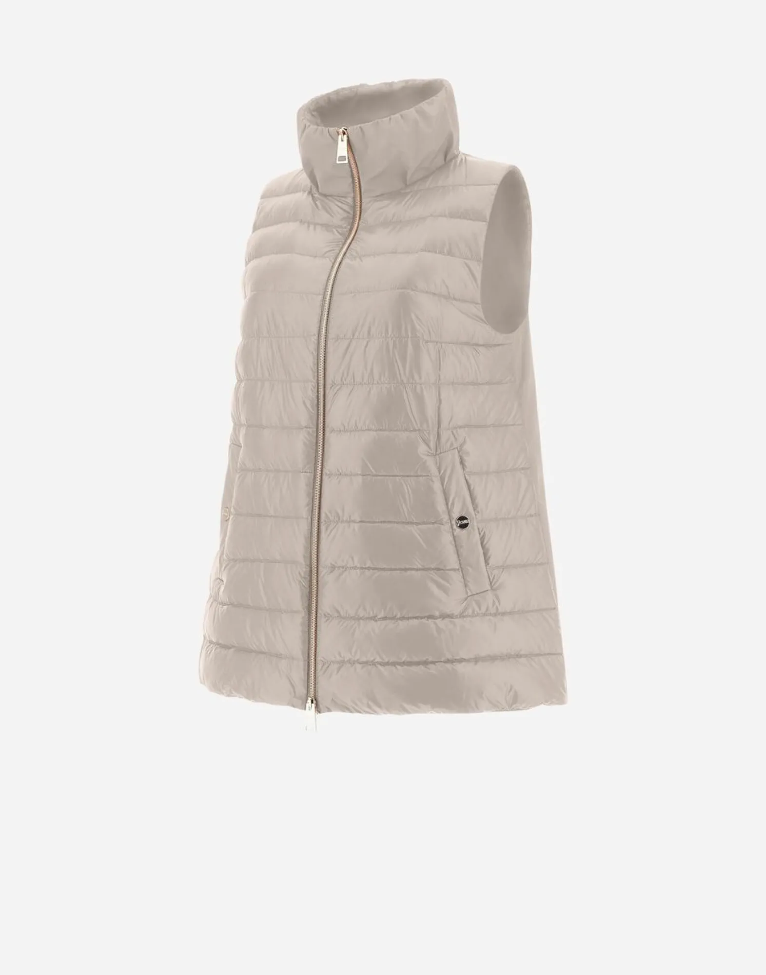 Herno Waistcoat In Nylon Ultralight & New Techno Taffeta