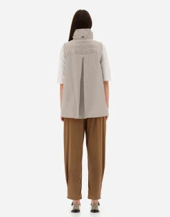 Herno Waistcoat In Nylon Ultralight & New Techno Taffeta