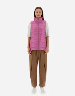 Herno Waistcoat In Nylon Ultralight & New Techno Taffeta