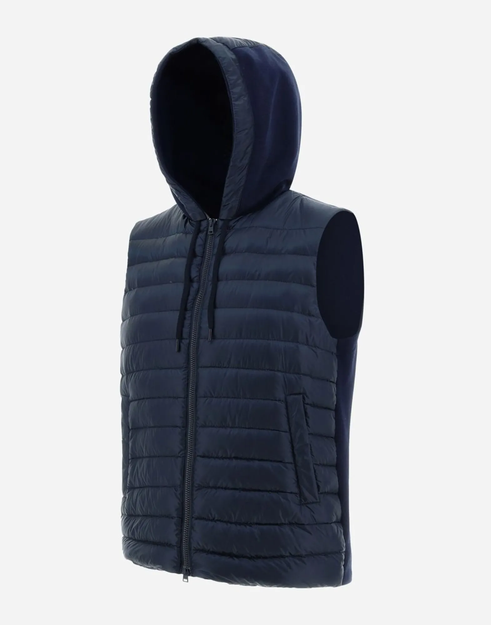 Herno Waistcoat In Nylon Ultralight & Fleece