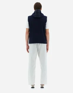 Herno Waistcoat In Nylon Ultralight & Fleece