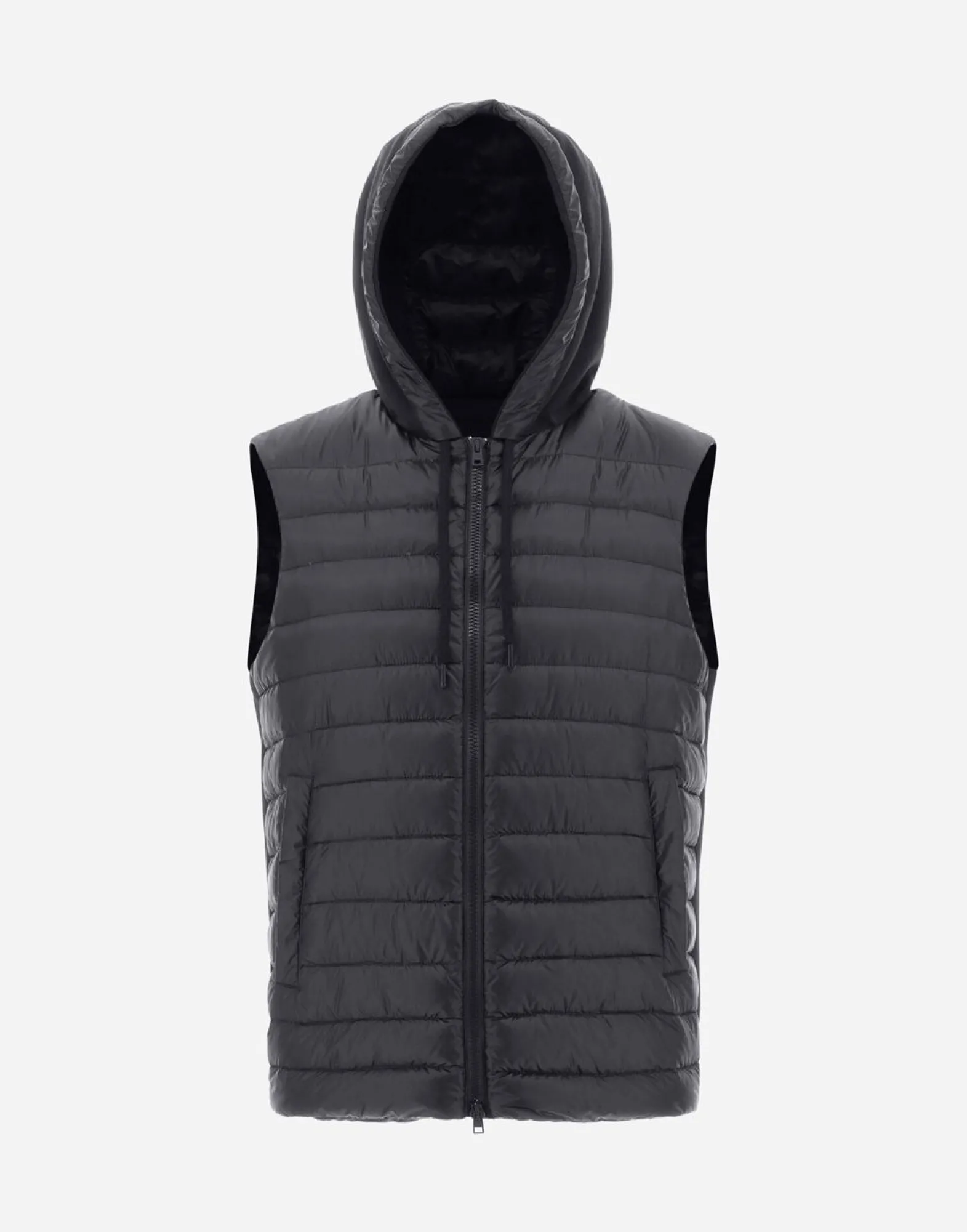 Herno Waistcoat In Nylon Ultralight & Fleece