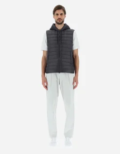 Herno Waistcoat In Nylon Ultralight & Fleece