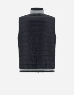 Herno Waistcoat In Nylon Ultralight & Knit