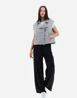 Herno Waistcoat In Shiny Rock